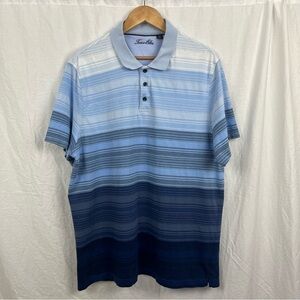 Tasso Elba golf shirt polo shirt blue size XXL
